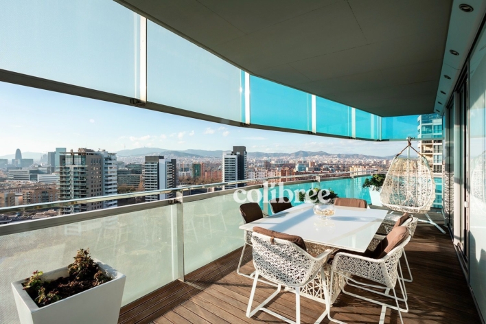 Piso de alto standing en la Diagonal con vistas al Mar y Barcelona