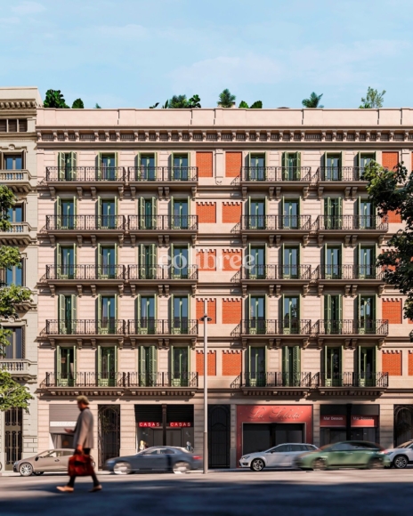 Apartamentos emblemáticos en la icónica Rambla de Cataluña de Barcelona.